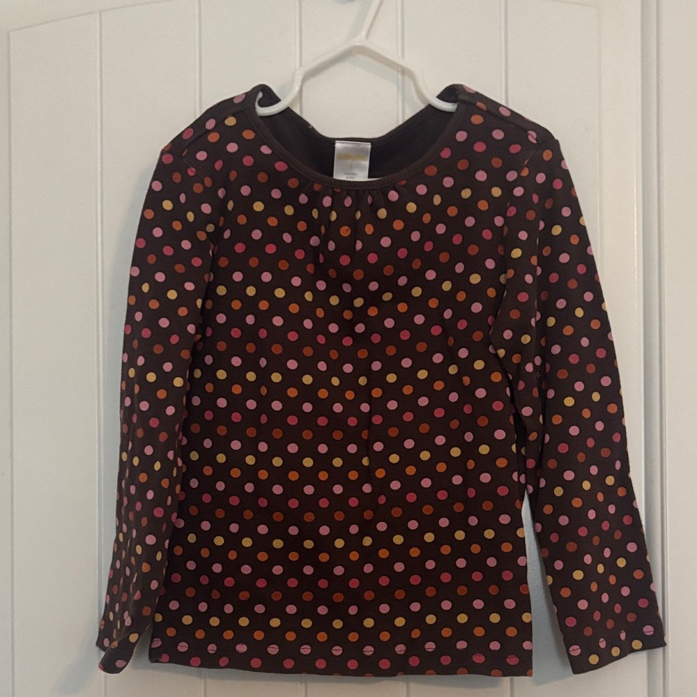 Polka Dot Kids Long Sleeve Shirt